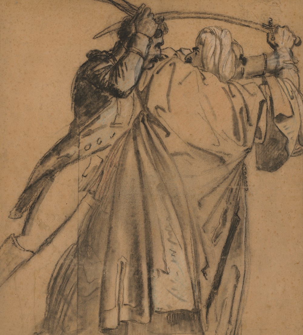 Two Arabs, for The Revolt of Cairo (c. 1810)