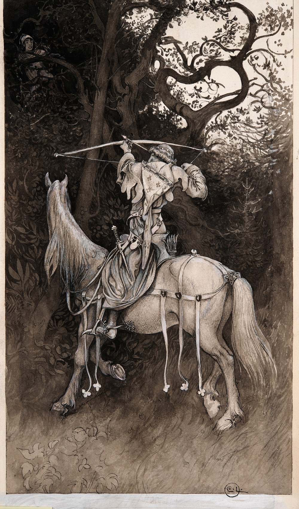 Illustration to ‘Singoalla,The Wind Is My Lover’ by Viktor Rydberg