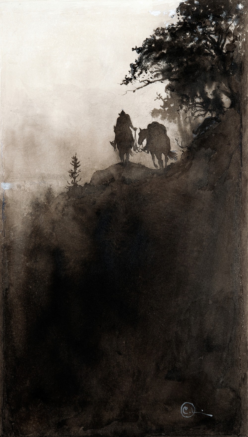 Illustration to ‘Singoalla,The Wind Is My Lover’ by Viktor Rydberg