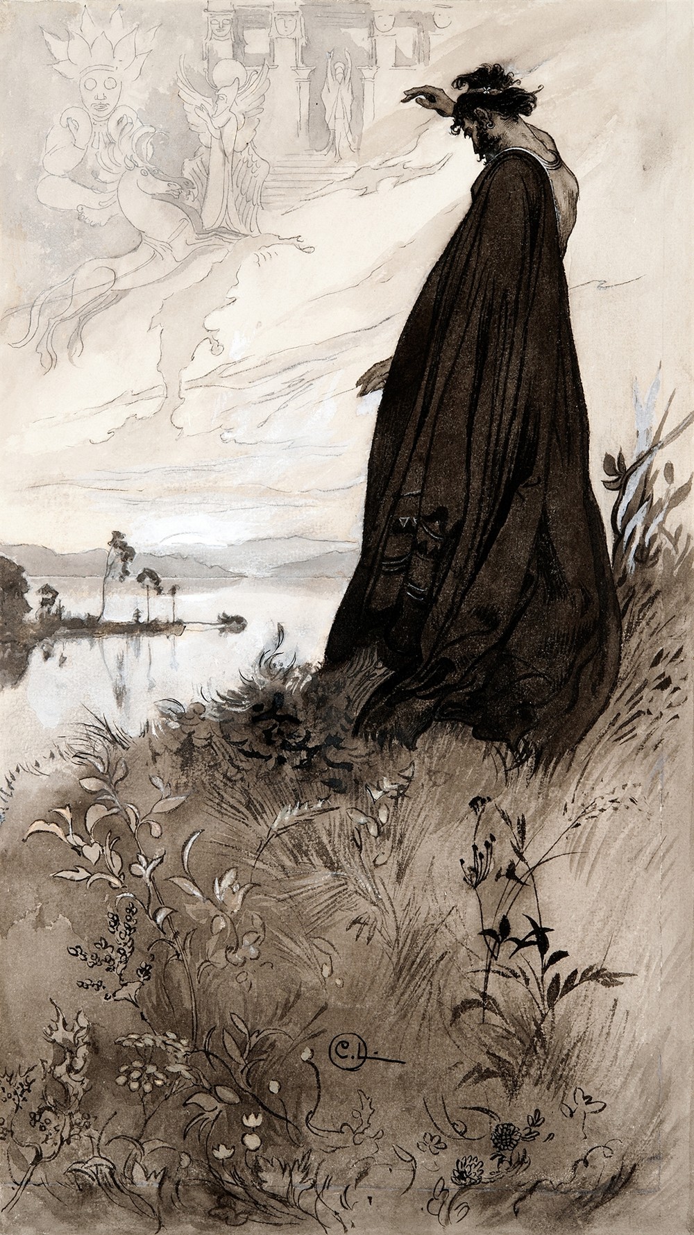Illustration to ‘Singoalla,The Wind Is My Lover’ by Viktor Rydberg