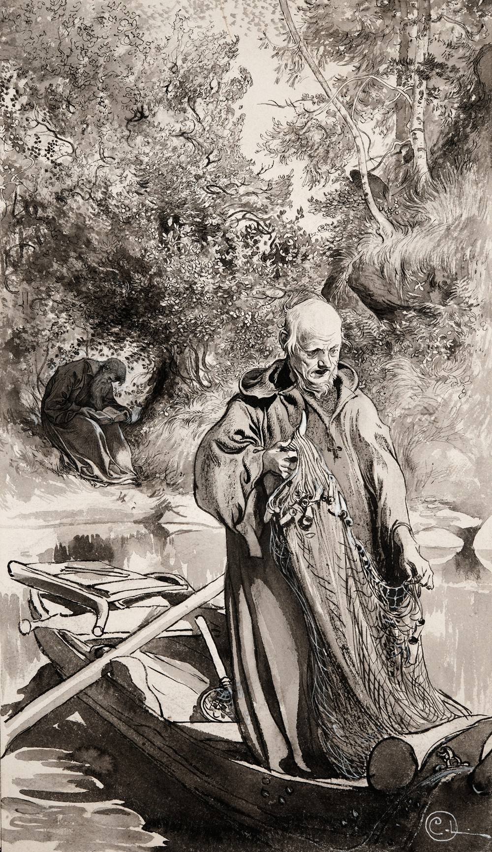 Illustration to ‘Singoalla,The Wind Is My Lover’ by Viktor Rydberg