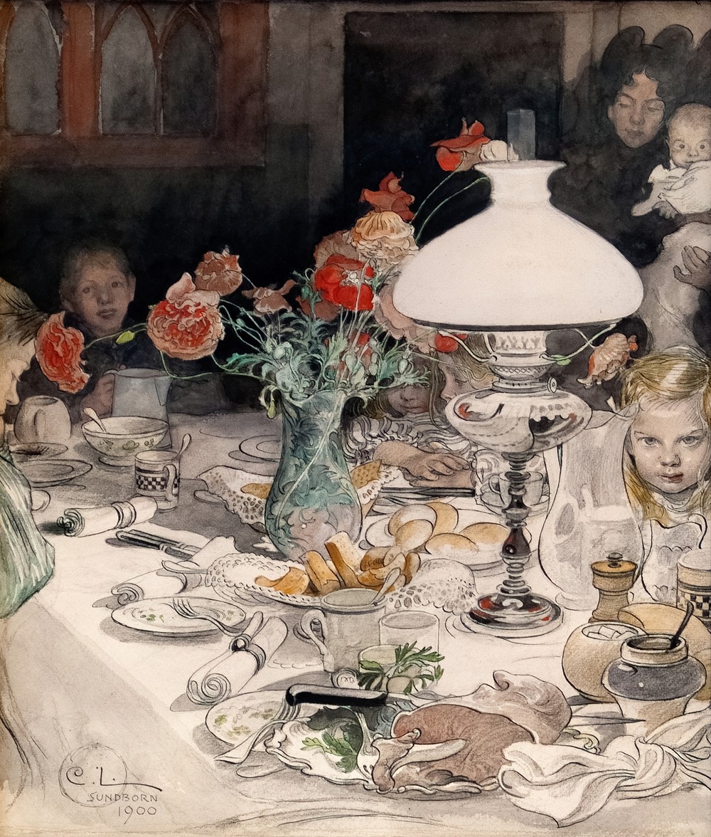 Around the Evening Lamp