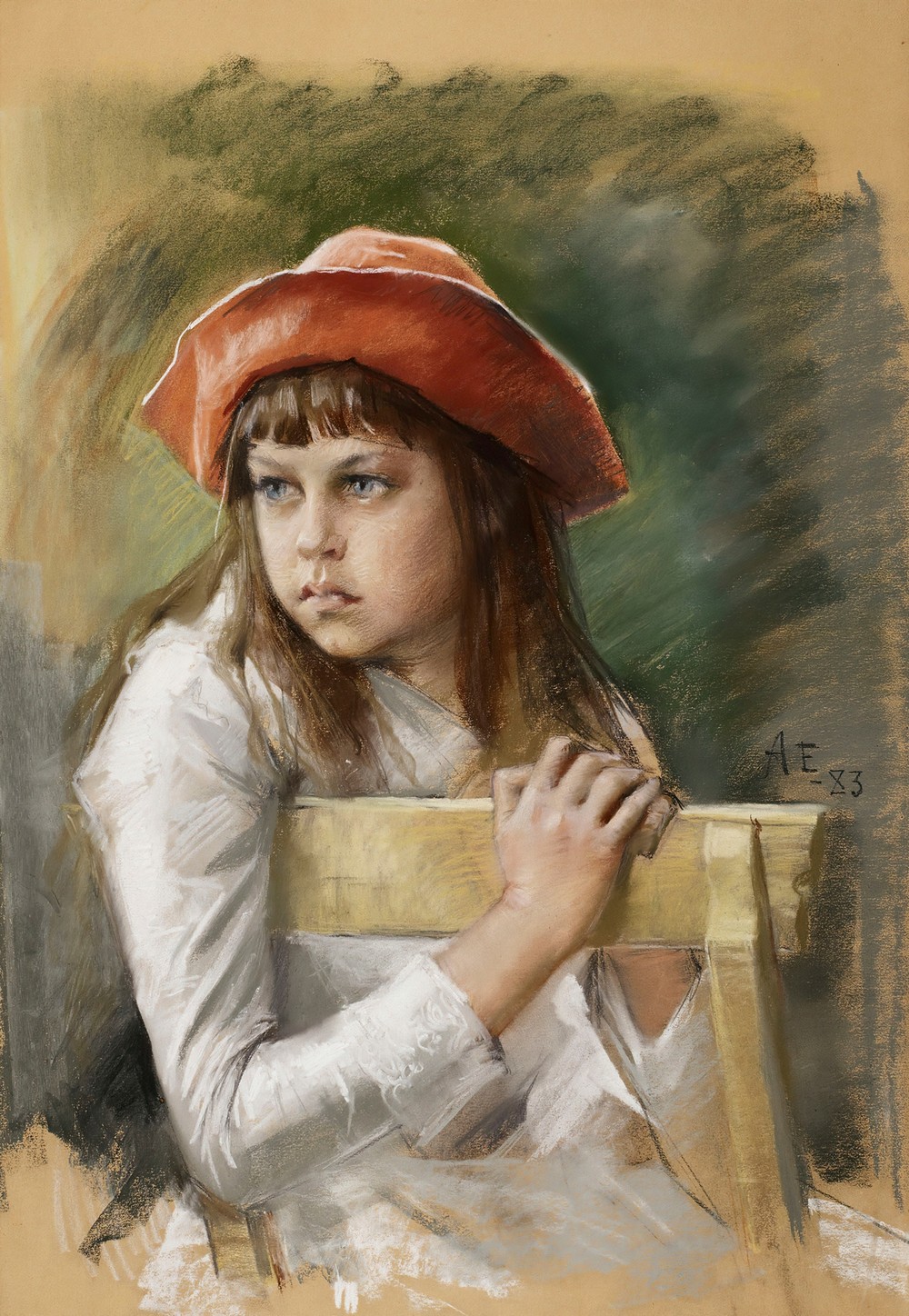 Portrait of the Artist’s Sister Berta Edelfelt