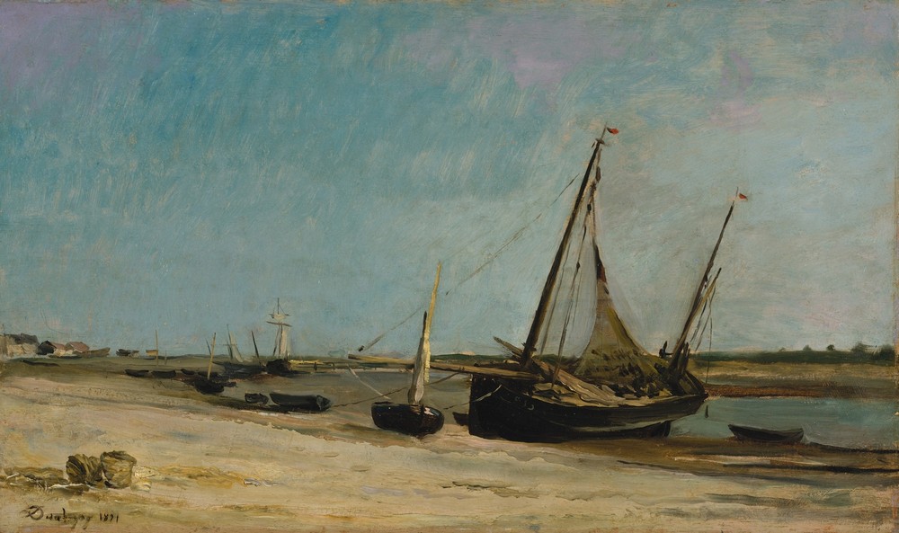 Boats on the Seacoast at Étaples