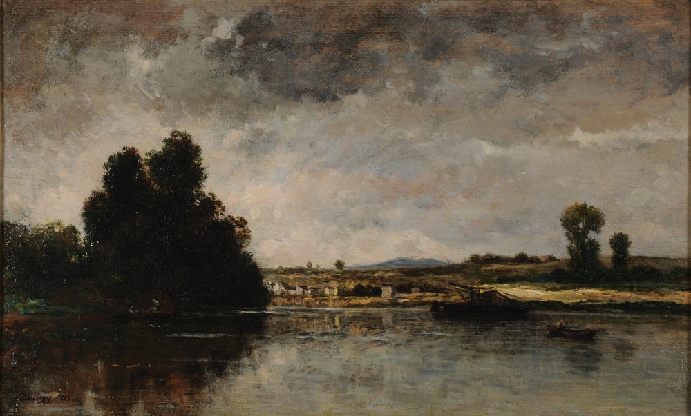 Paysage par temps d’orage
