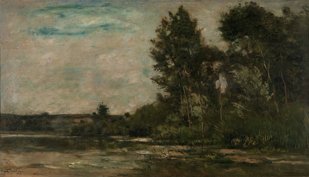 Scène de rivière (River Scene)  (circa 1860-1870)