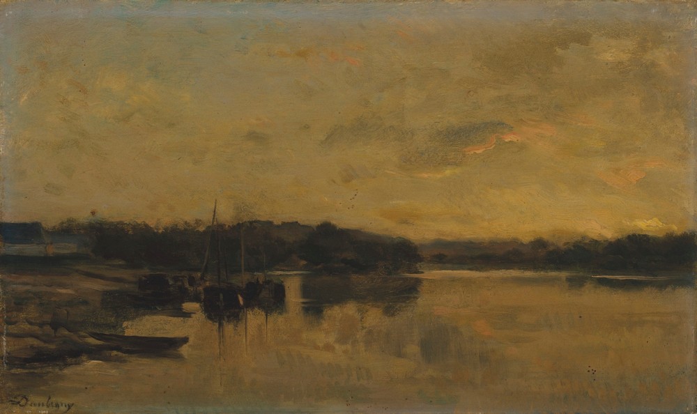 La rivière, le soir