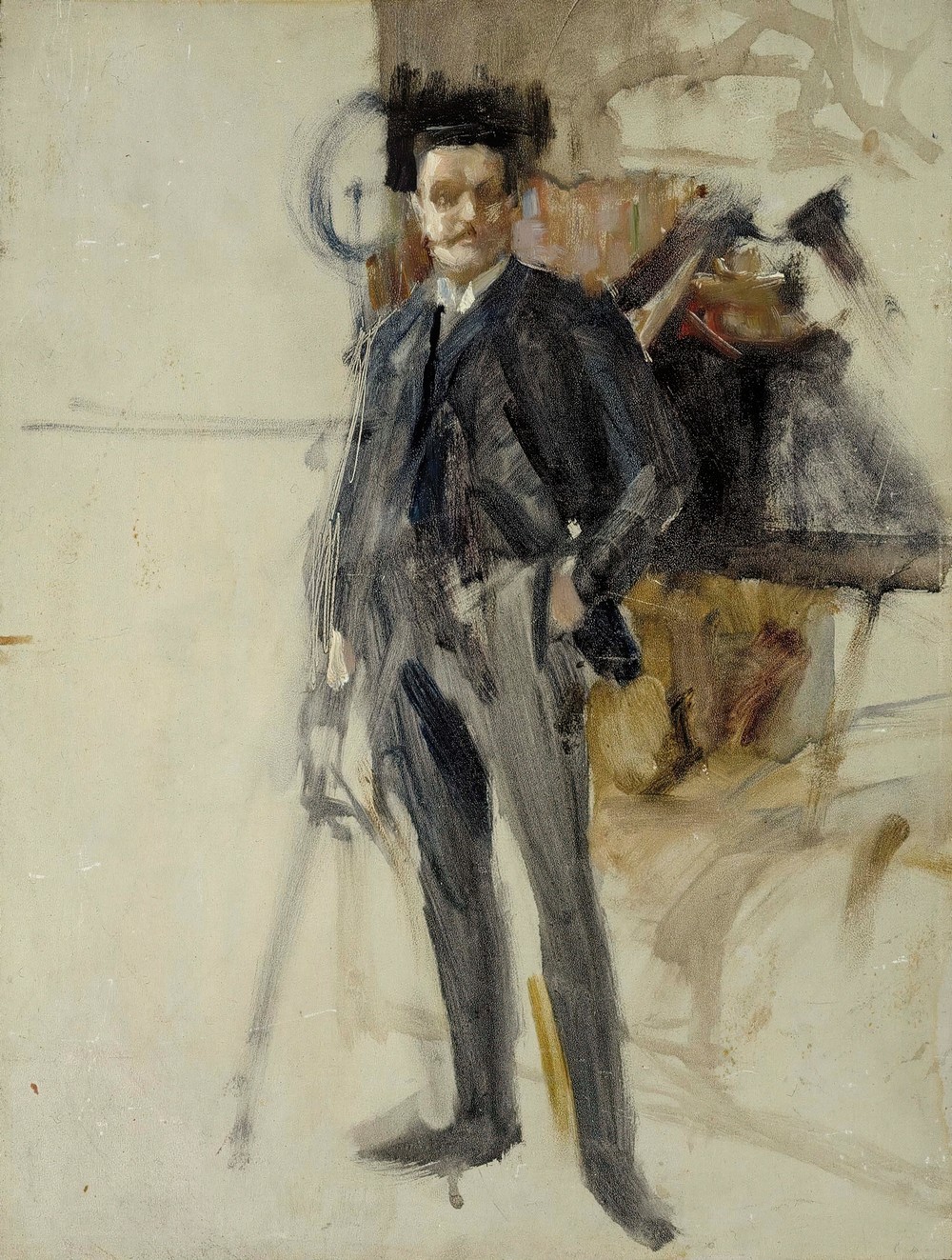 Self-Portrait, Sketch
