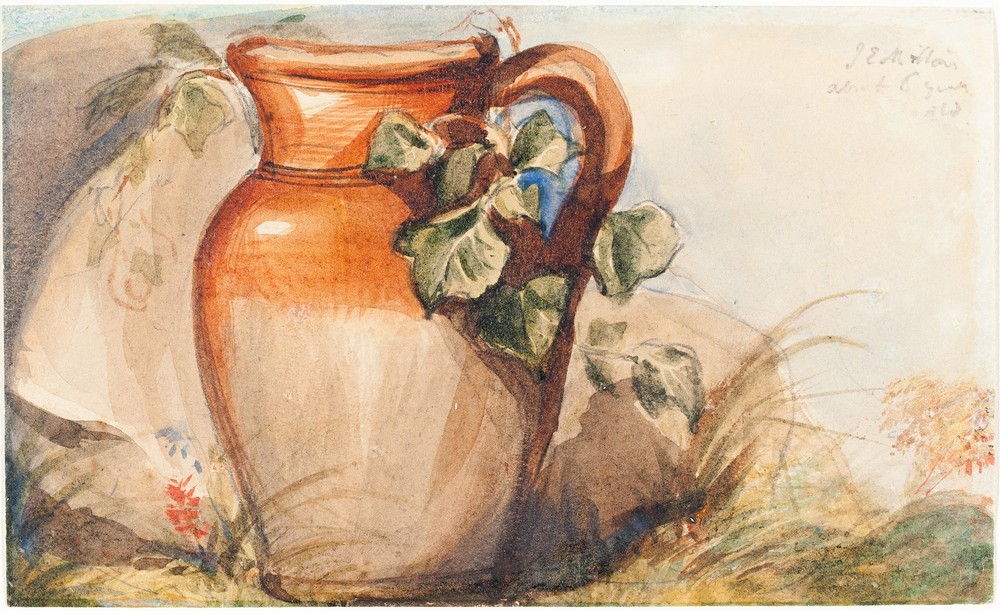 Study of a Pottery Jug (recto) (c. 1842)