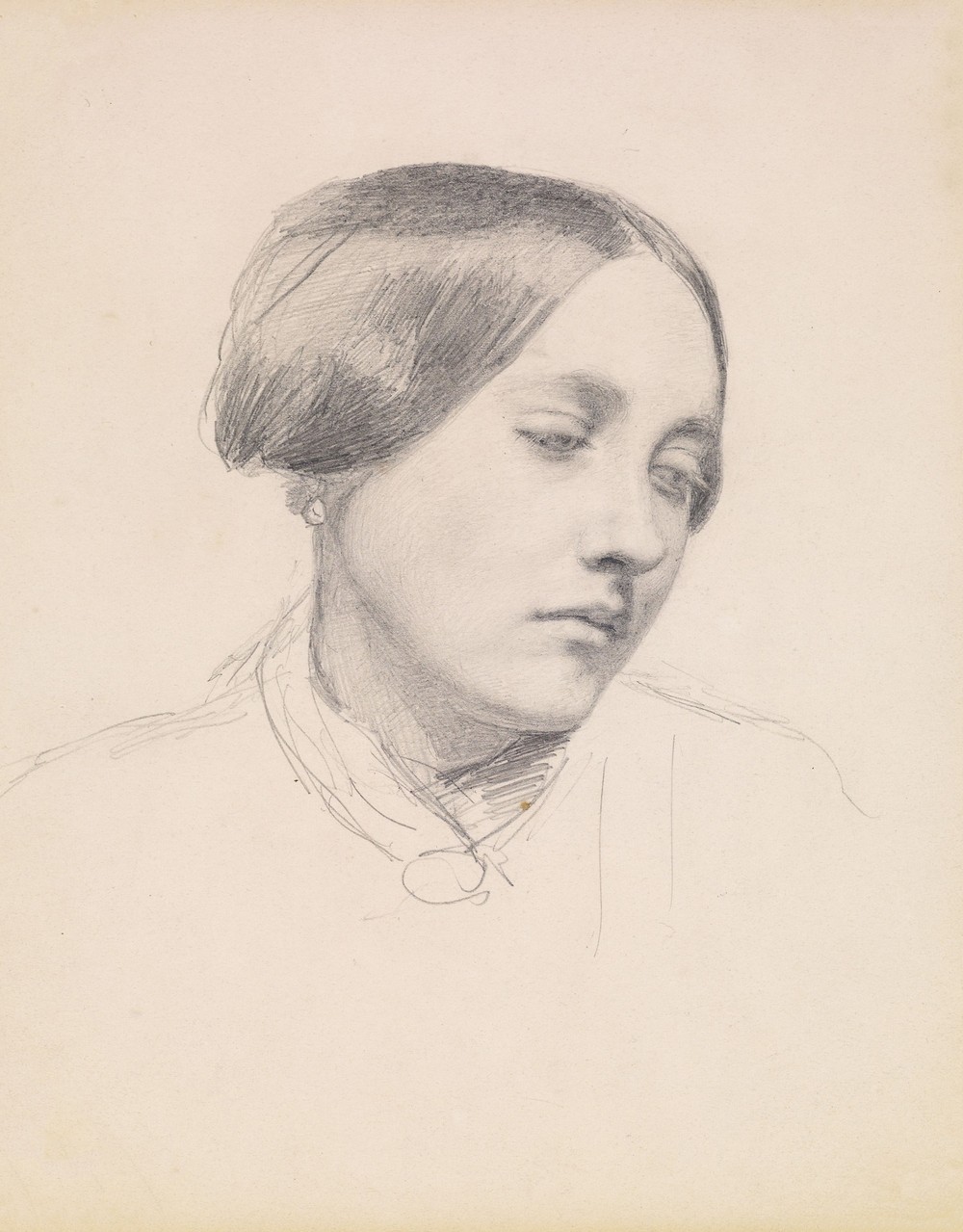 Female – Study of a Girl’s Head