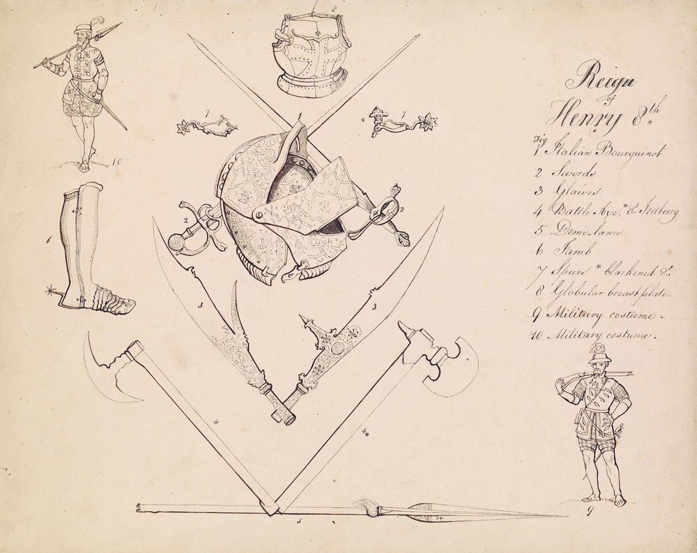 Sketches of Armour – Study for Henry VIII
