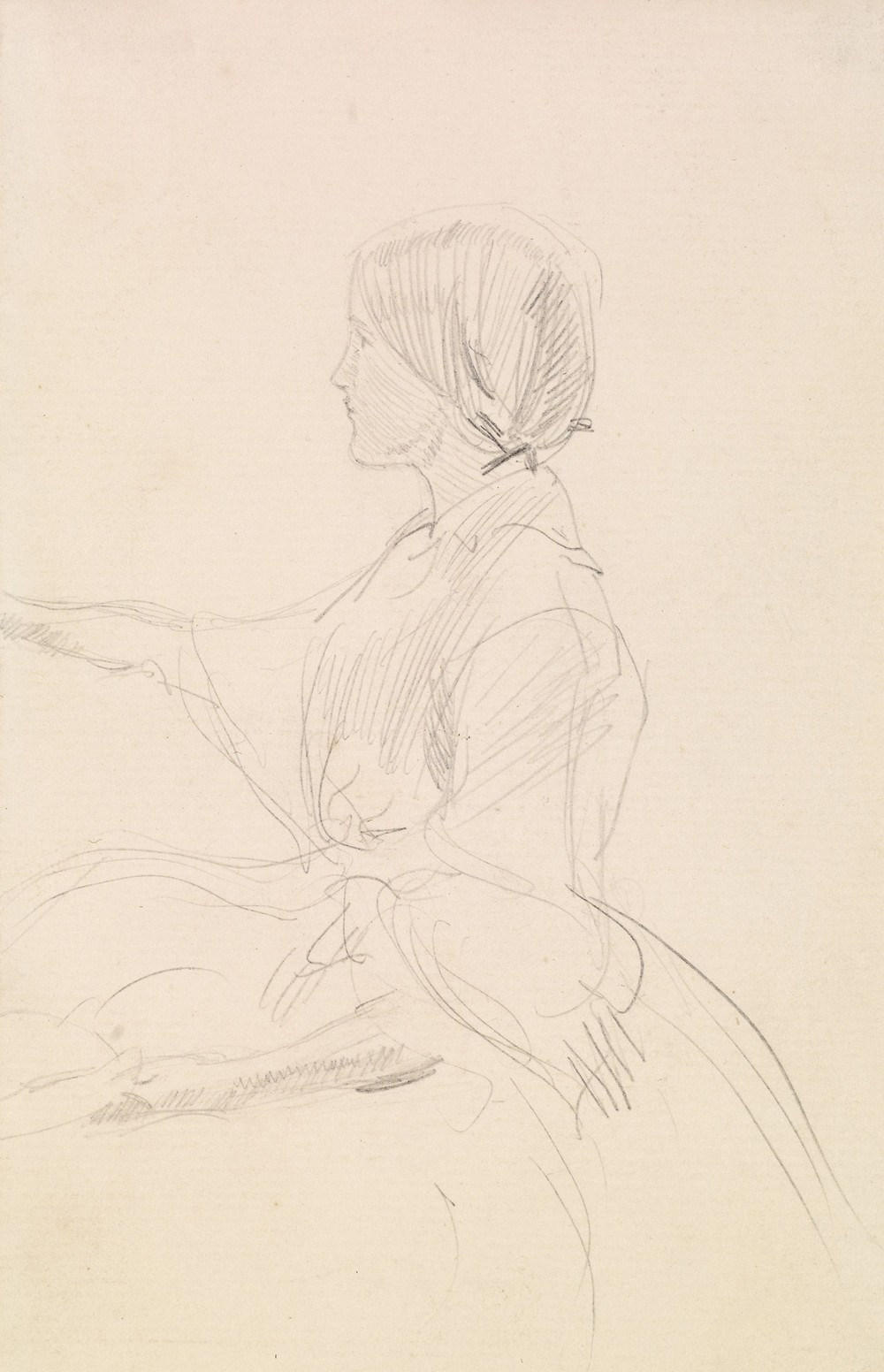 Tennyson’s The Grandmother’s Apology – Girl Seated on Floor