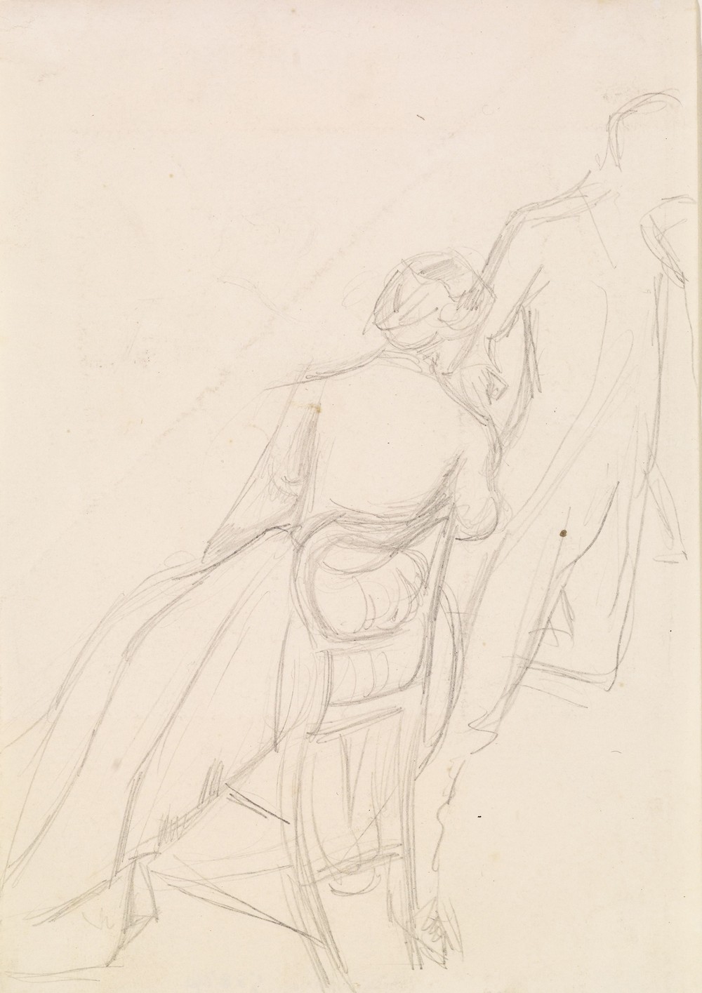 Tennyson’s The Miller’s Daughter – Study for Husband and Wife in Arise and Let us Wander Forth (1855-56)