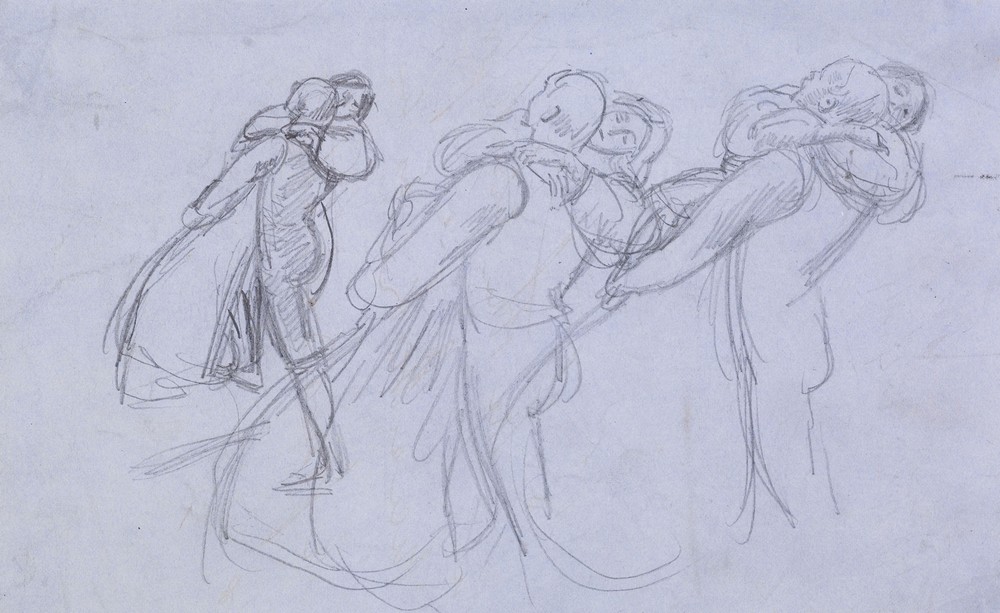 The Crown of Love by George Meredith – Three Studies of the Lover carrying the Princess up the Hill