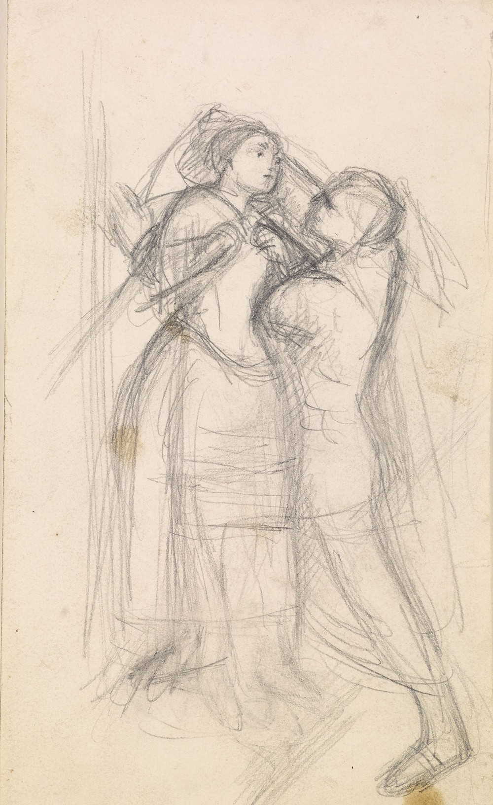 The Escape of a Heretic – Sketch of the Girl and her Lover