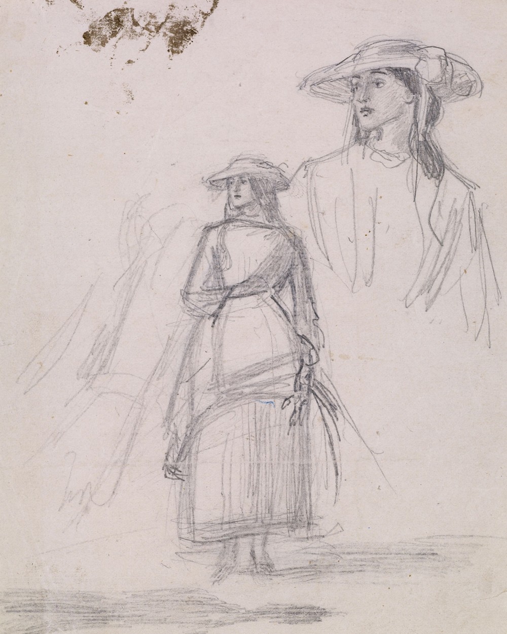 Thomas Hood’s Ruth – Two Figure Sketches (1855-58)