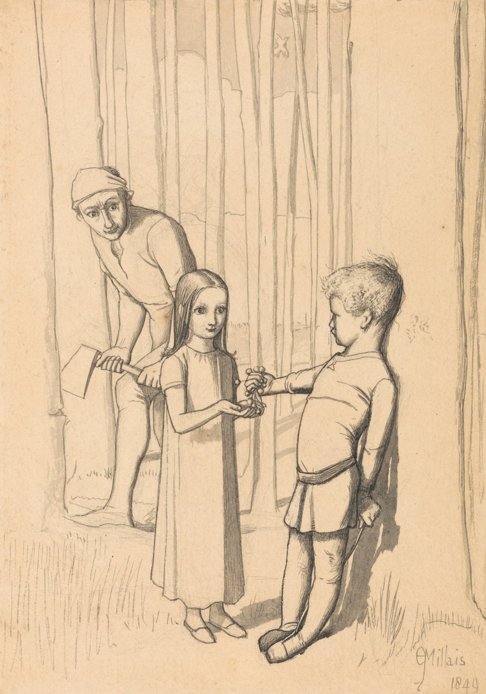 Study for The Woodman’s Daughter