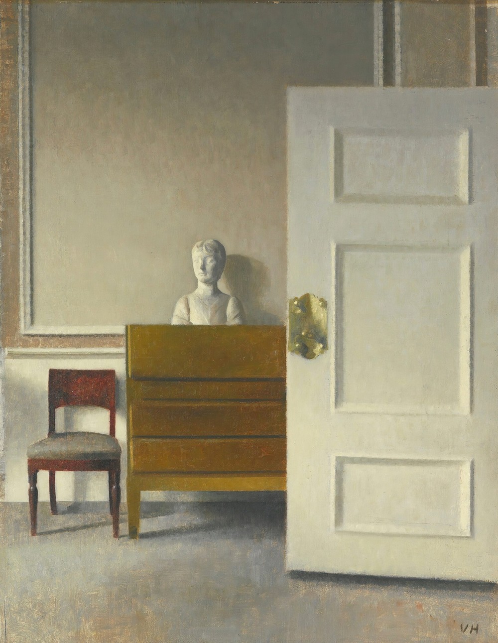 Interior with a bust