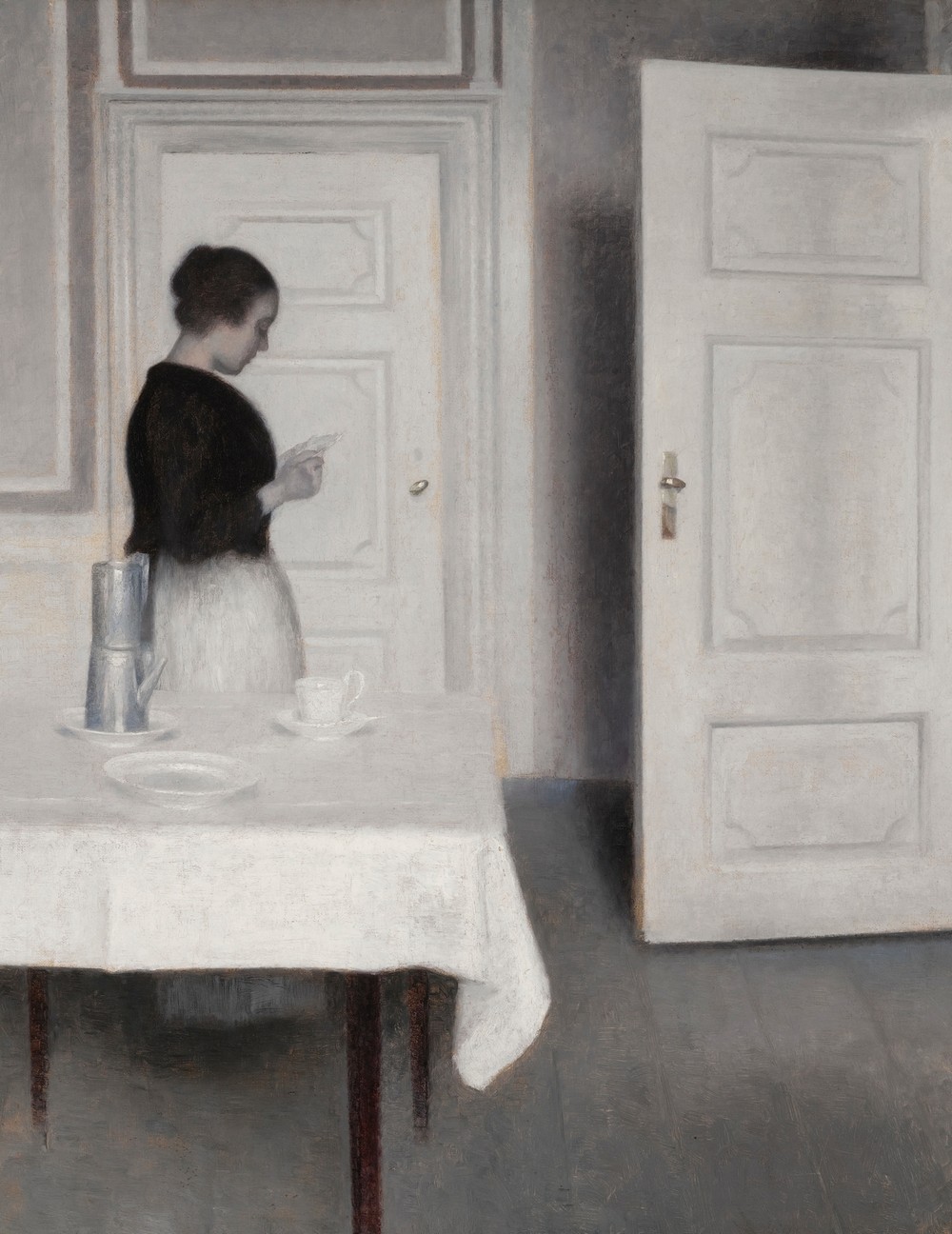 Ida Reading A Letter