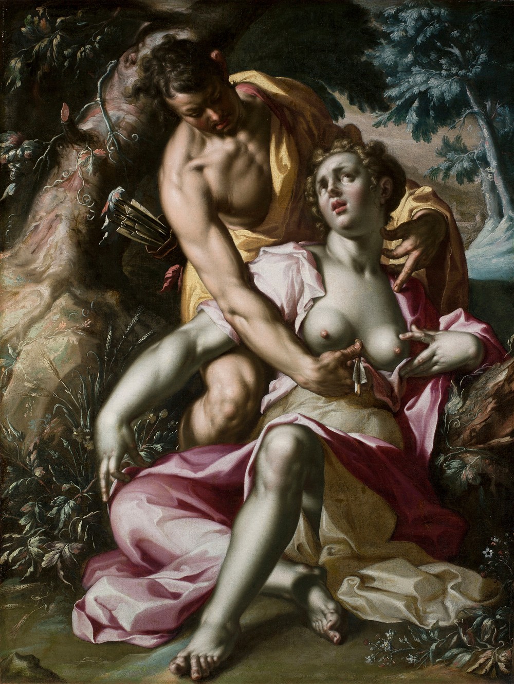 Cephalus and Procris (The Death of Procris) (c.1595–1600)