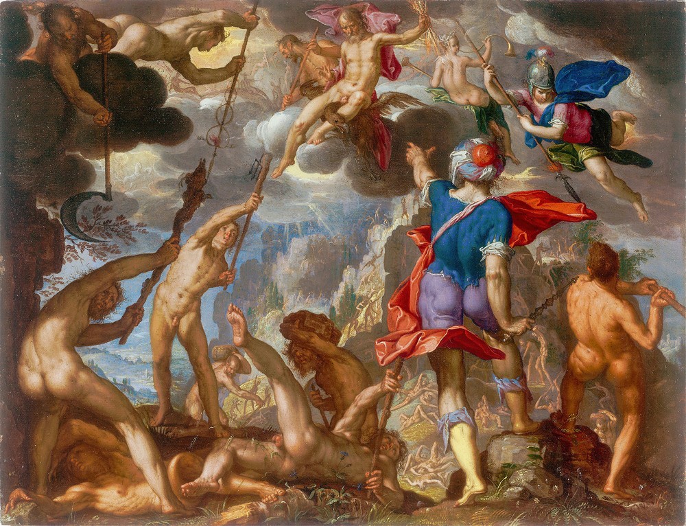 The Battle Between The Gods and The Giants (C. 1608)