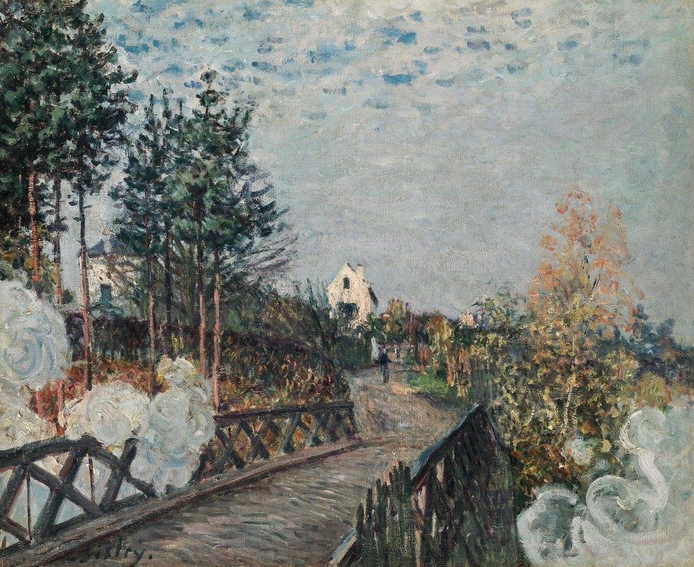 Le pont du chemin de fer (circa 1880)