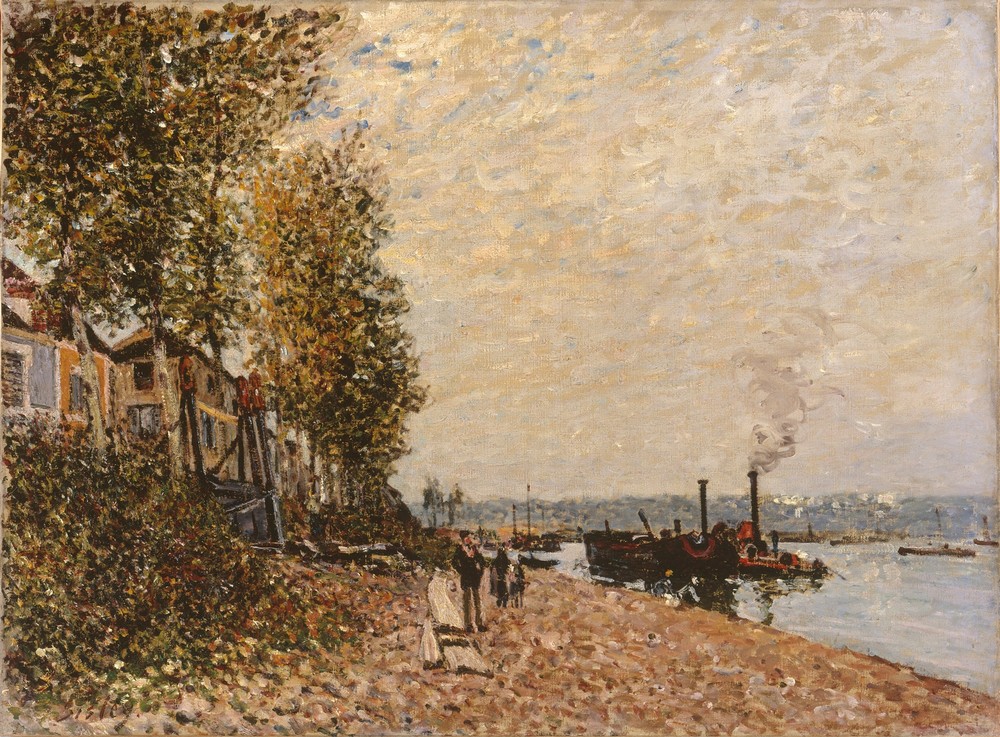 Le remorqueur, le Loing à Saint-Mammès