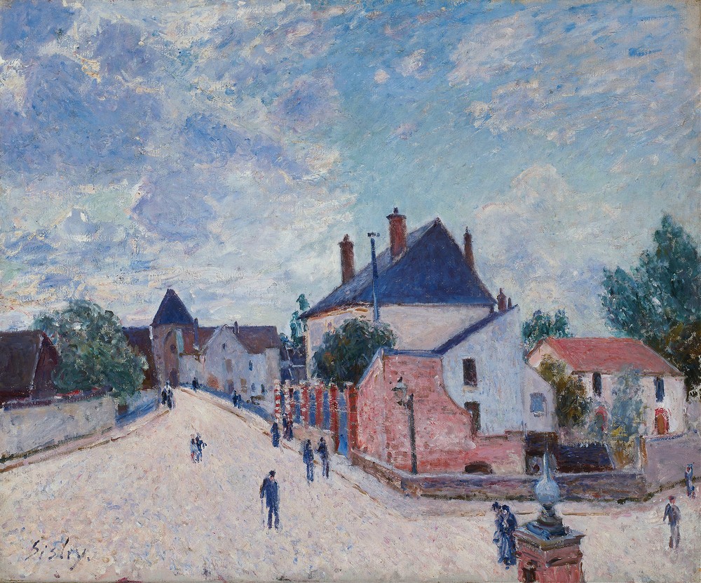 Street in Moret (c. 1890)