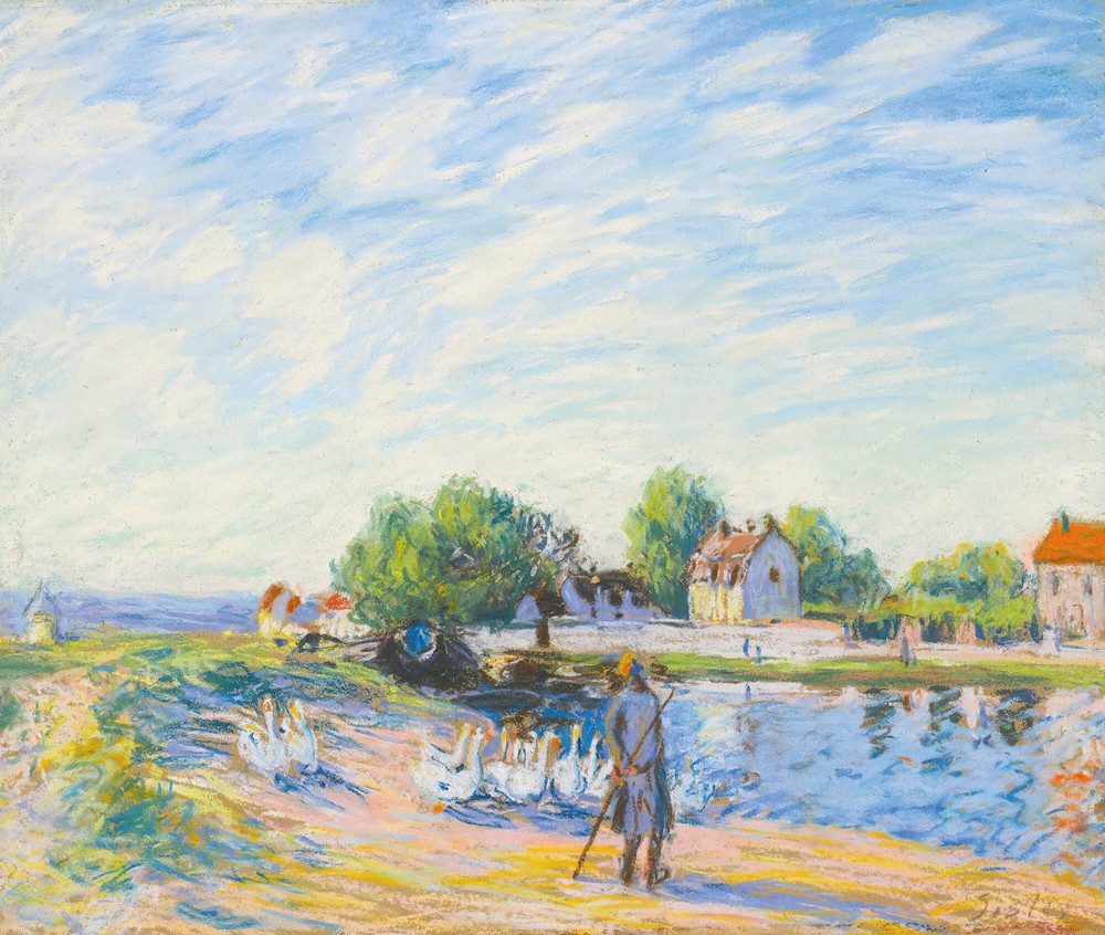 Les Oies À Saint-Mammès (circa 1885)