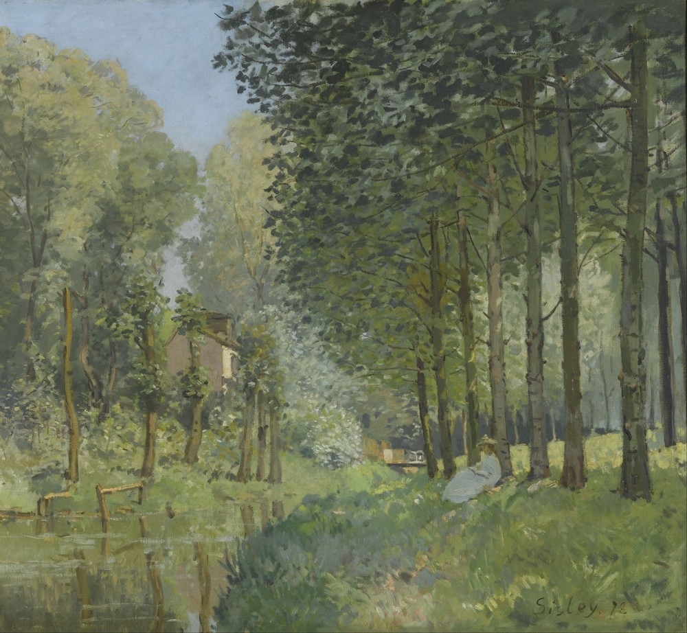 Rest along the Stream. Edge of the Wood