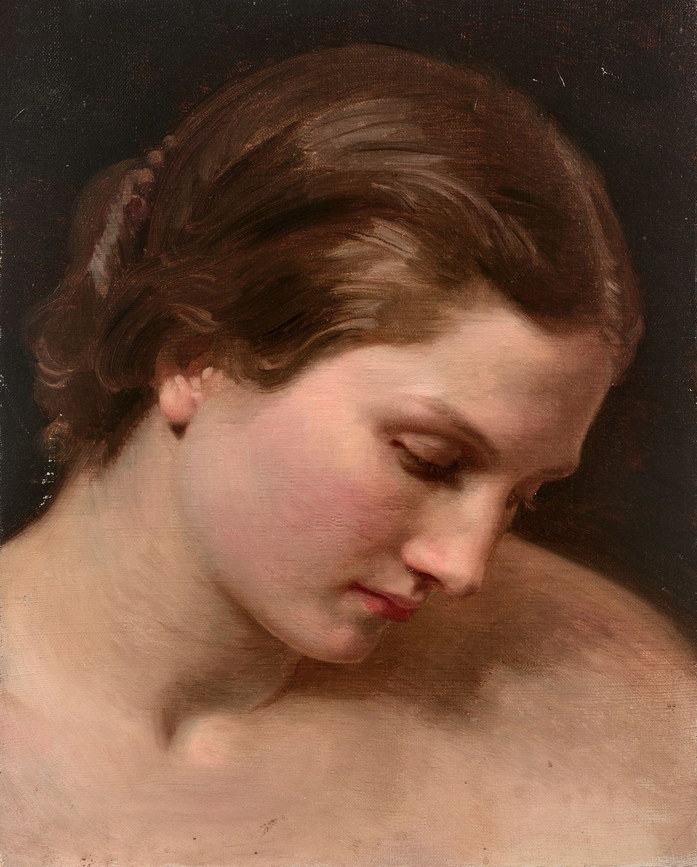 Visage de femme de profil