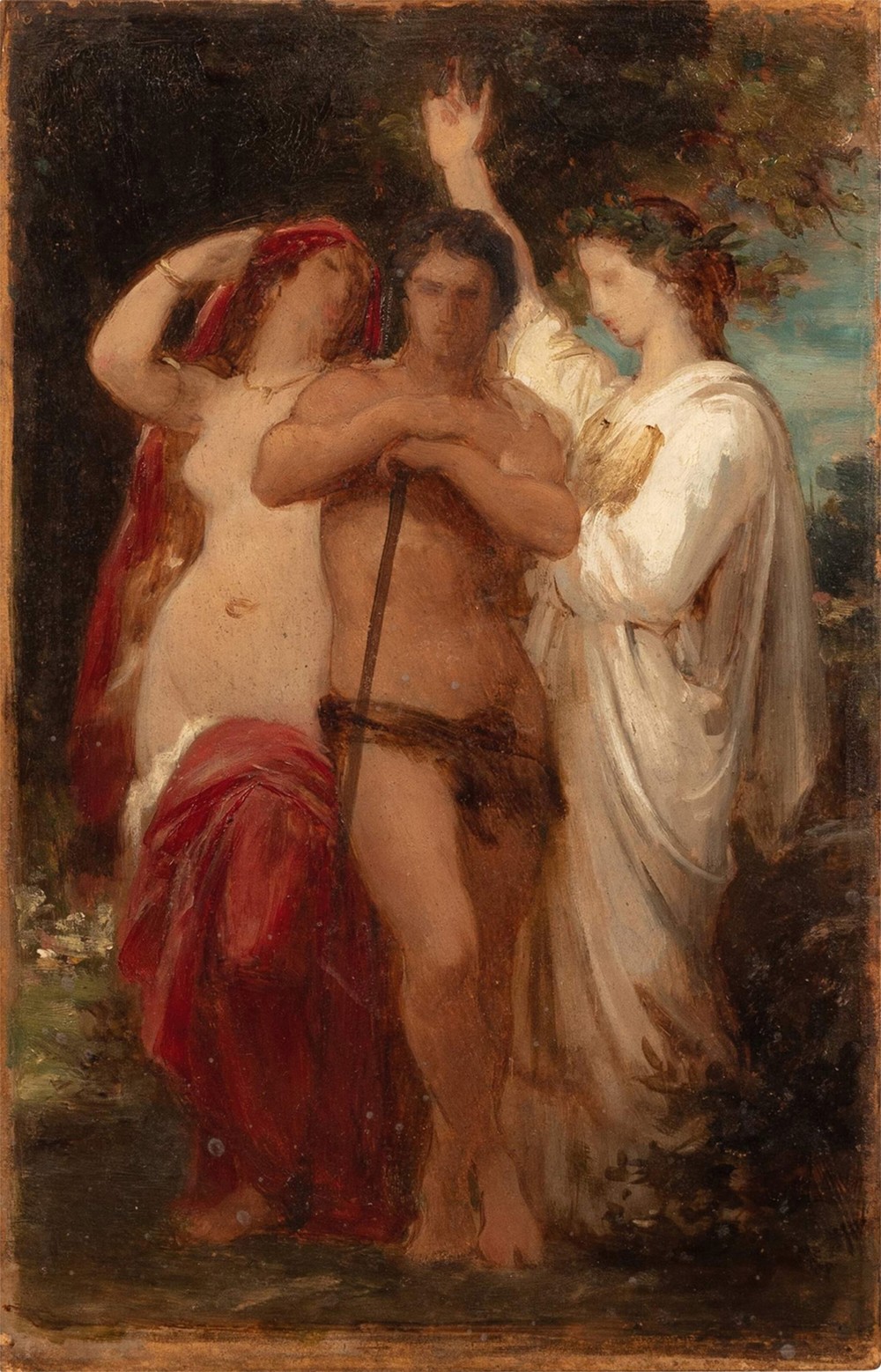 Etude pour Hercule à la croisée des chemins