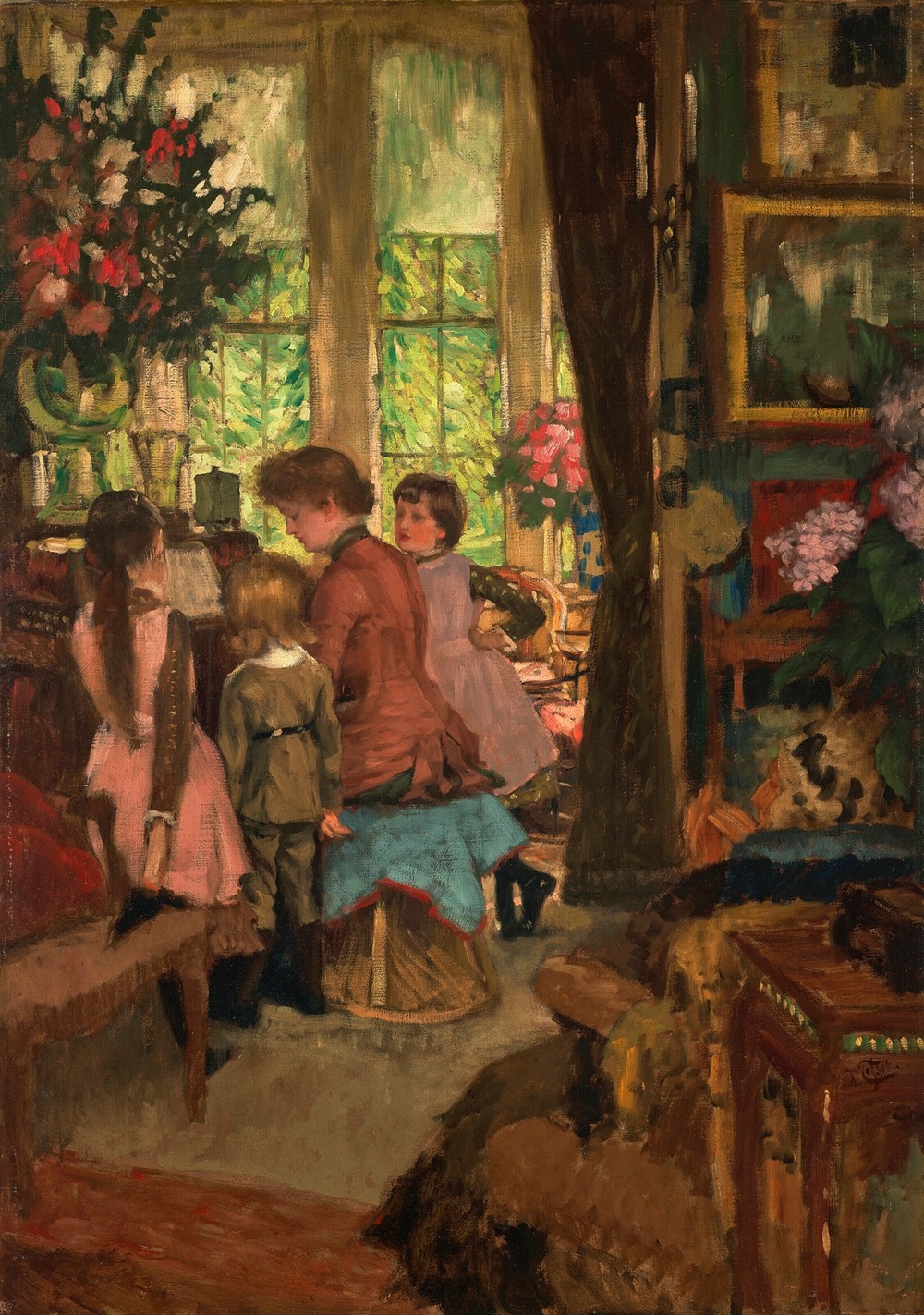 Kathleen Newton at the Piano (circa 1880-1881)
