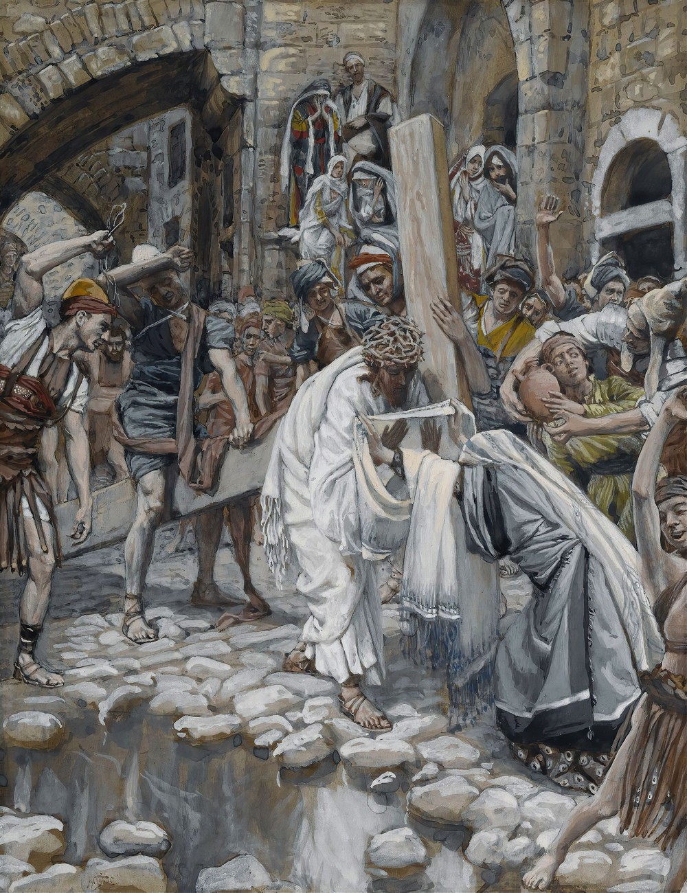 A Holy Woman Wipes the Face of Jesus
