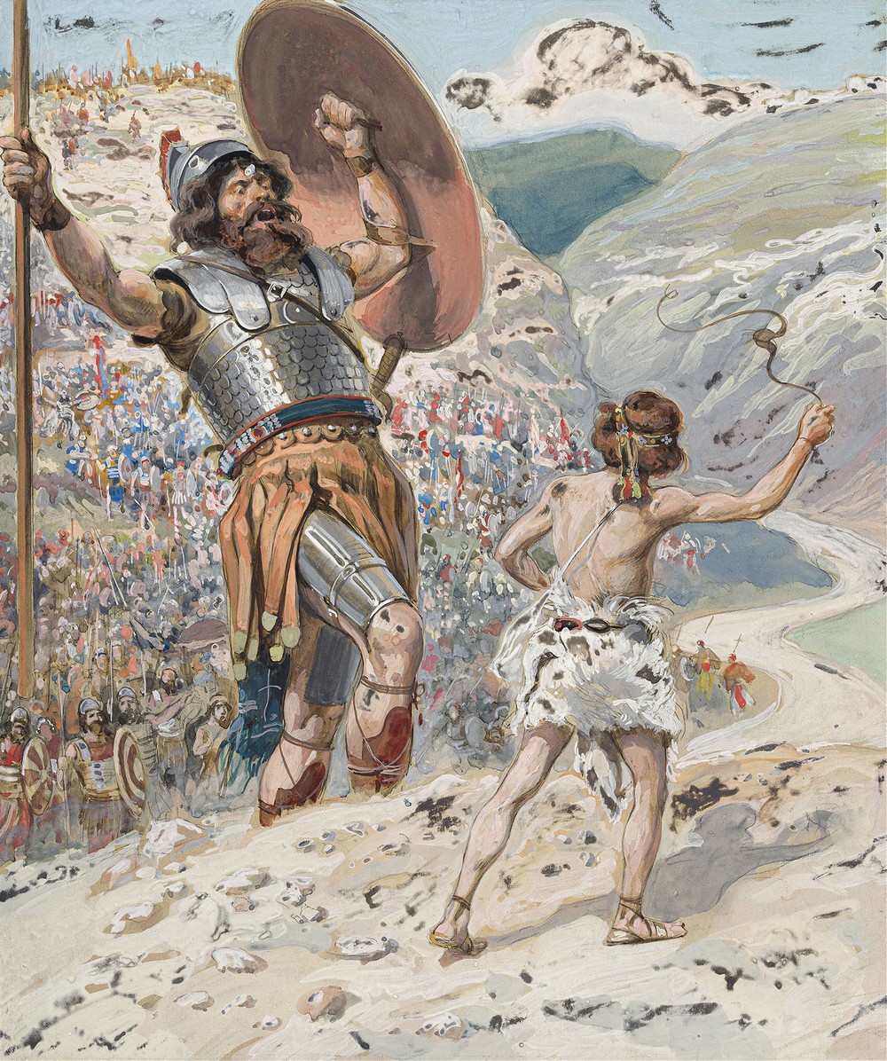 David Slings the Stone (c. 1896-1902)