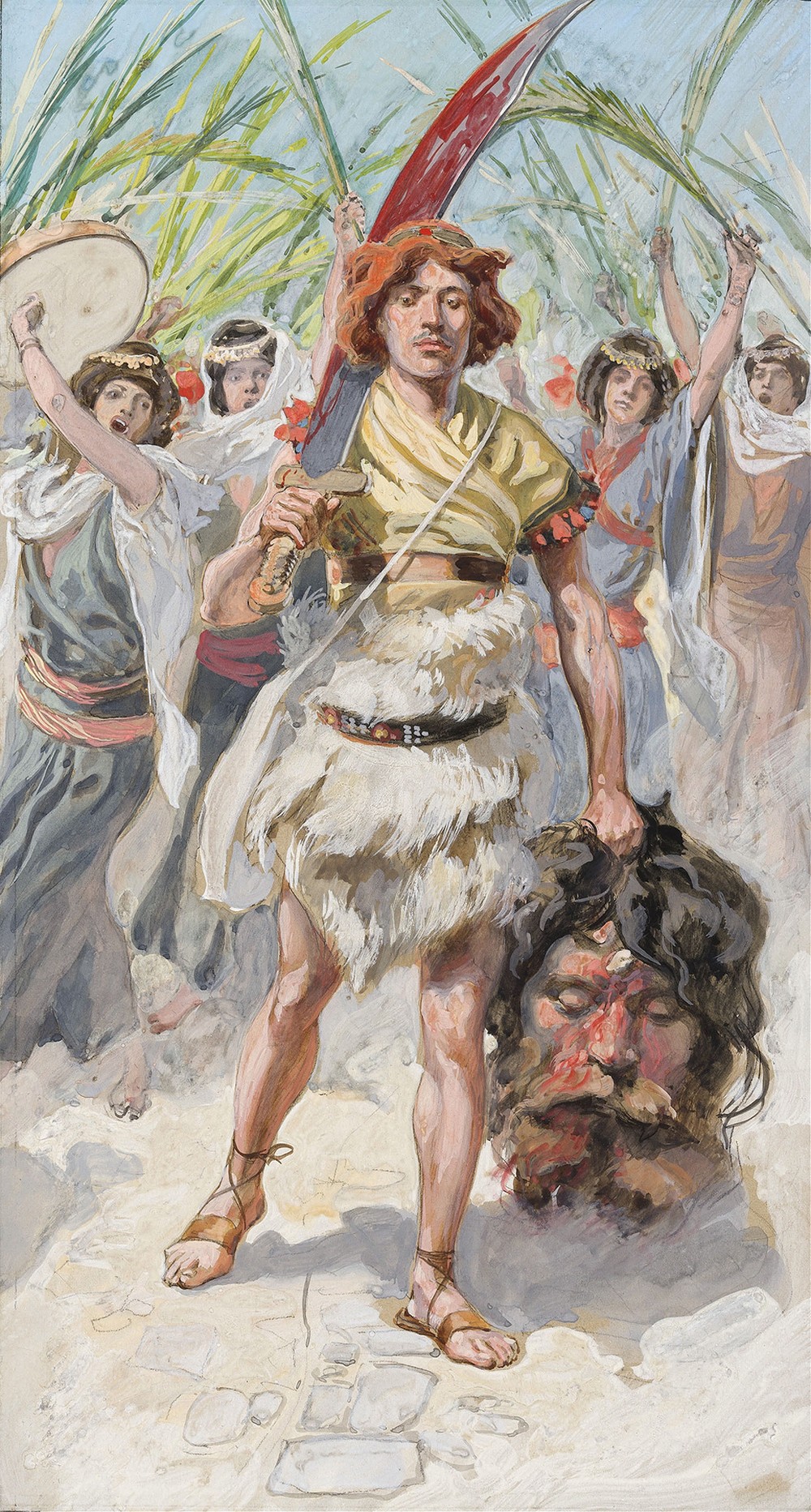 David Takes the Head of Goliath to Jerusalem (c. 1896-1902)