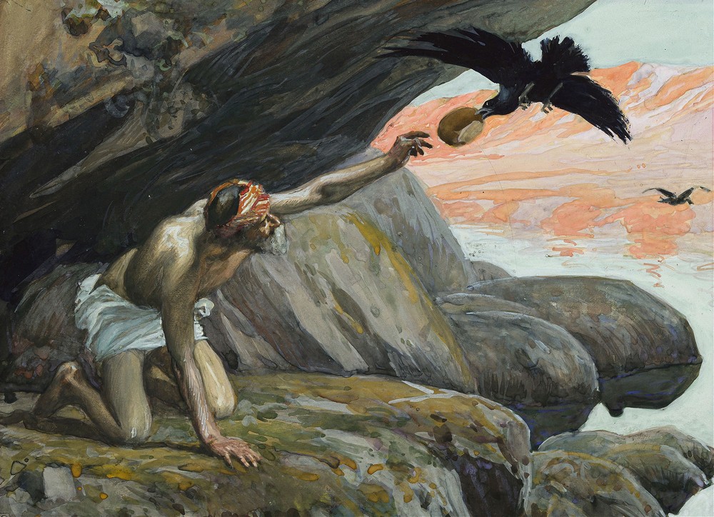 Elijah Fed by the Ravens (c. 1896-1902)