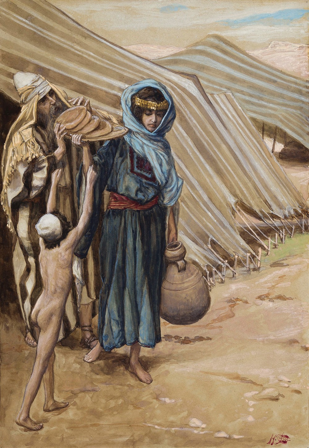 Hagar Departeth From Abraham (c. 1896-1902)