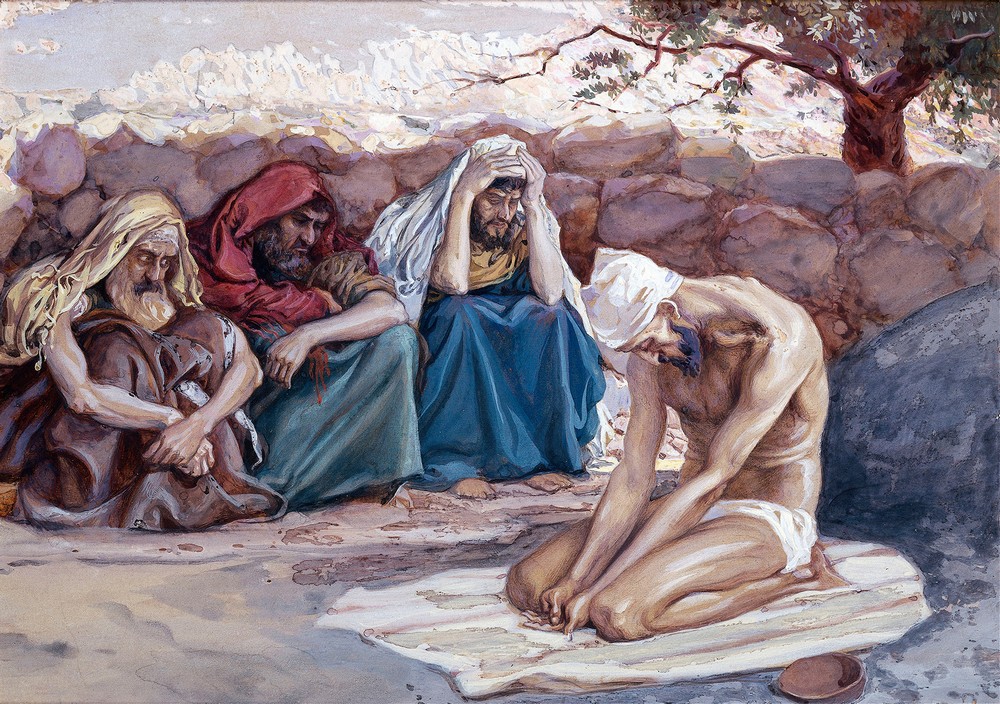 Job and His Three Friends (c. 1896-1902)