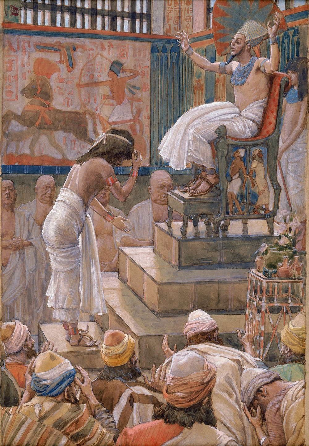 Joseph and His Brethren Welcomed by Pharaoh (c. 1896-1902)