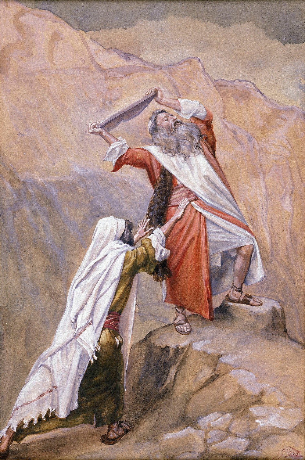 Moses Destroyeth the Tables of the Ten Commandments (c. 1896-1902)