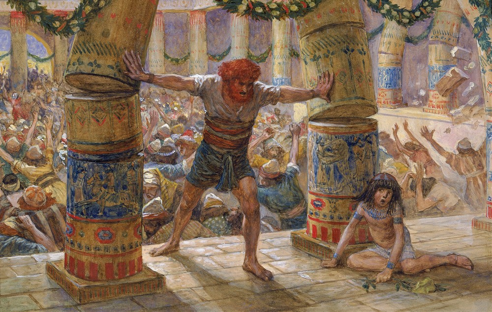 Samson Puts Down the Pillars (c. 1896-1902)