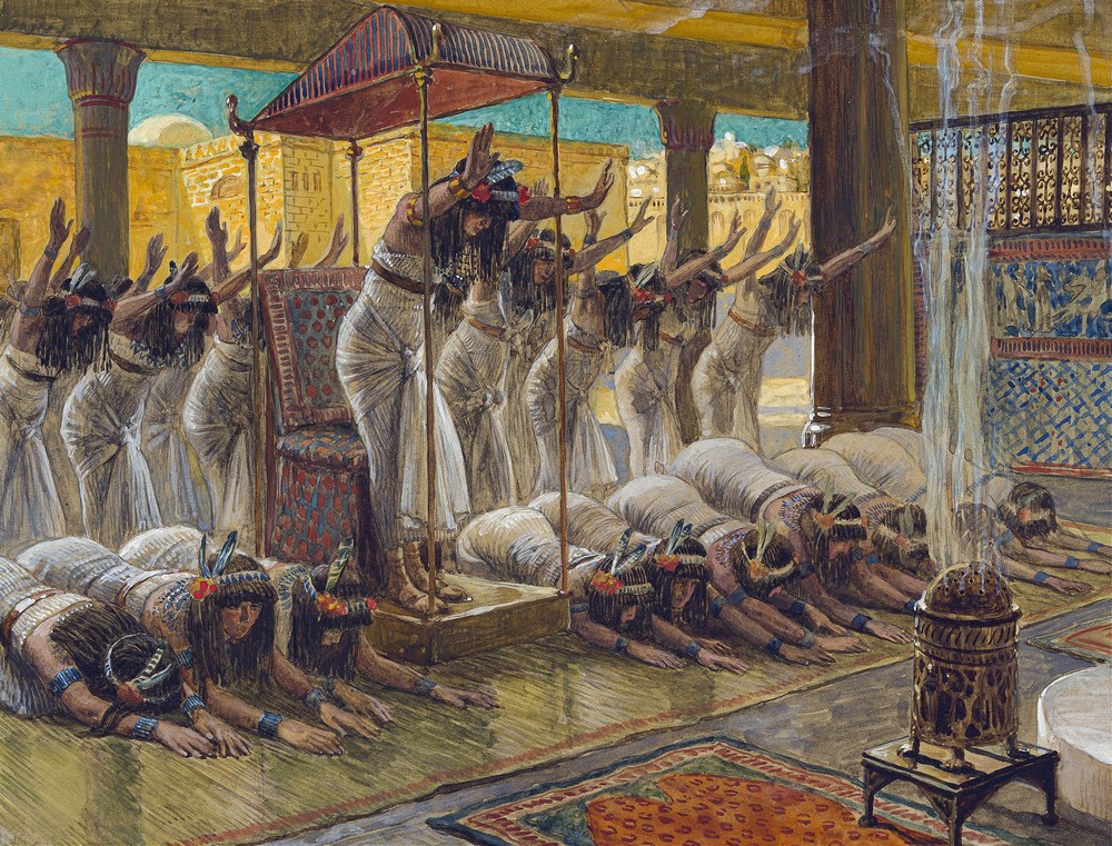The Queen of Sheba Visits Solomon (c. 1896-1902)