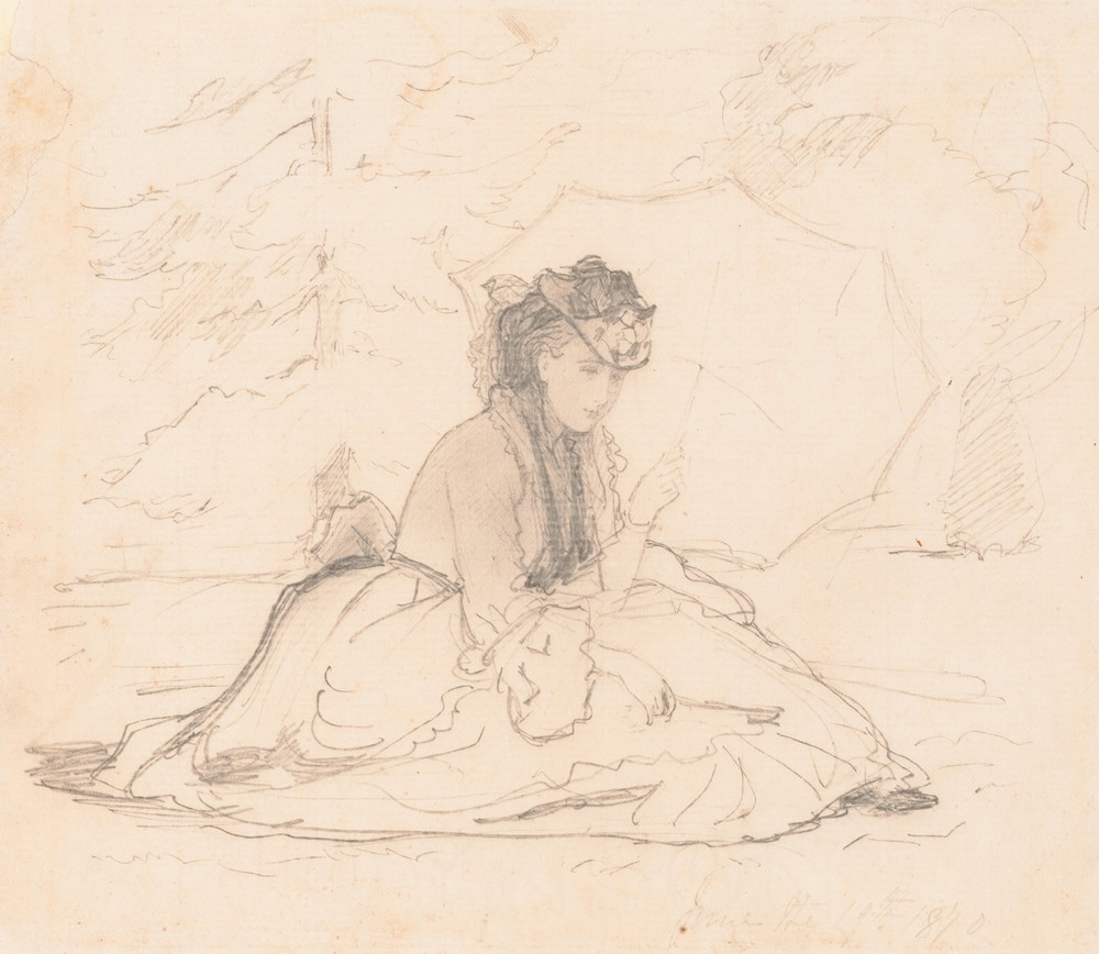 Woman with a parasol