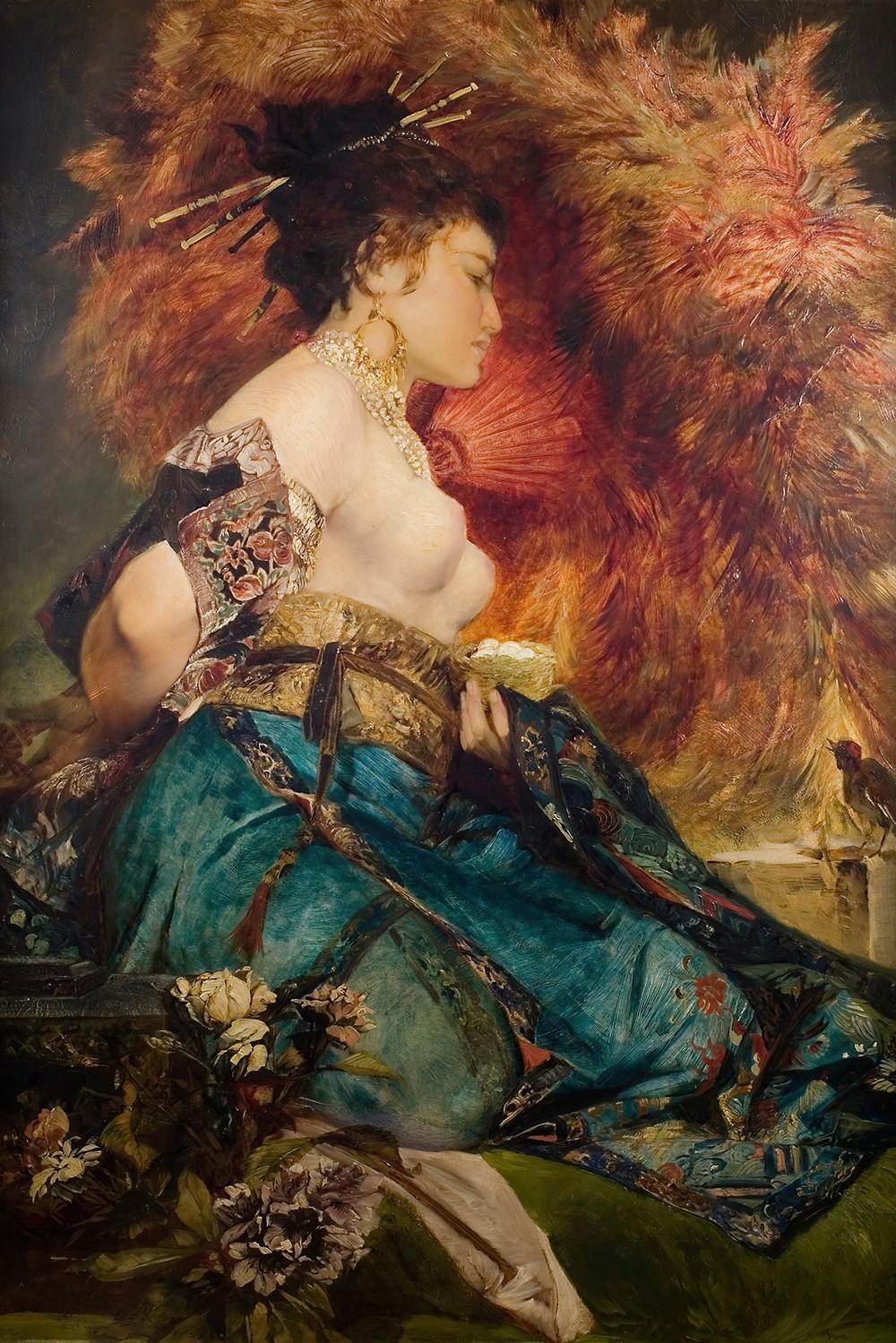 Die Japanerin (Circa 1870)