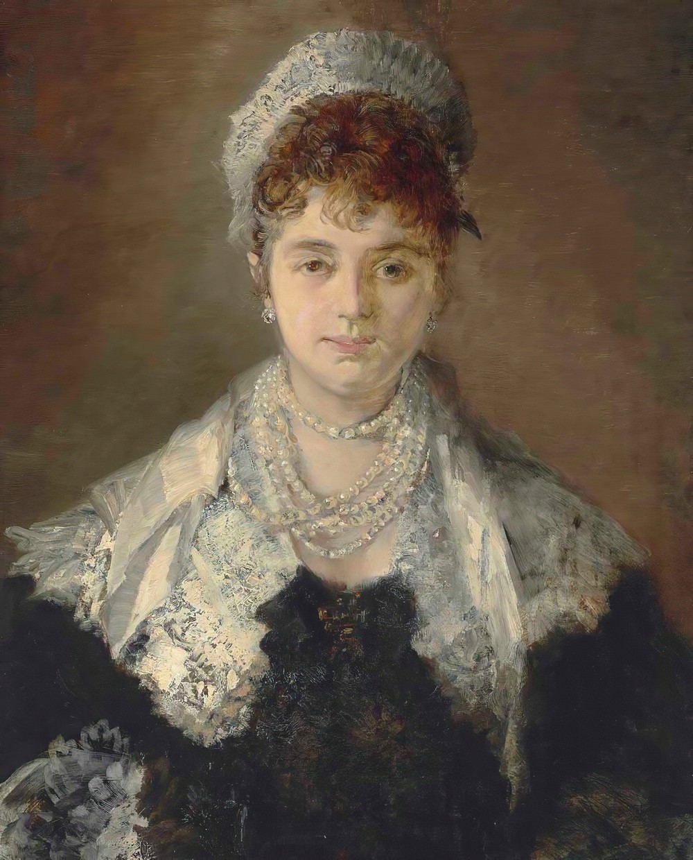 Portrait Of A Lady, Possibly Johanna (Hanna) Elisabeth Maria Von Klinkosch, Princess Aloys Of Liechtenstein (Circa 1873-74.)