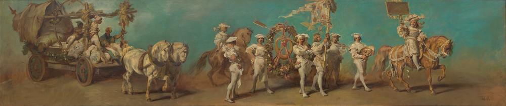 Entwurf zum Festzug 1879 – Die Müller und Bäcker