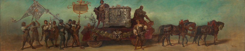 Entwurf zum Festzug 1879 – Die Schlosser