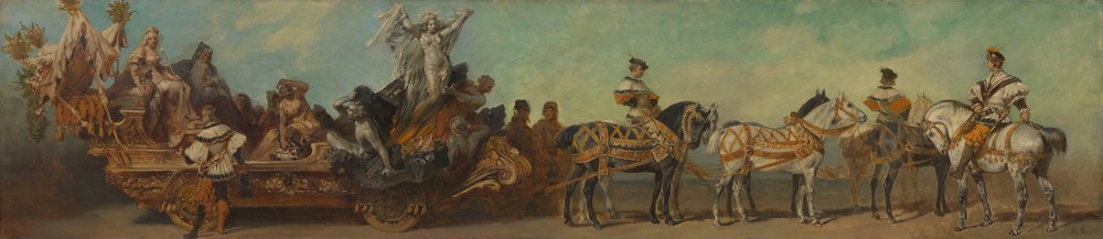 Entwurf zum Festzug 1879 – Der Bergbau