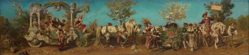 Entwurf zum Festzug 1879 – Der Gartenbau